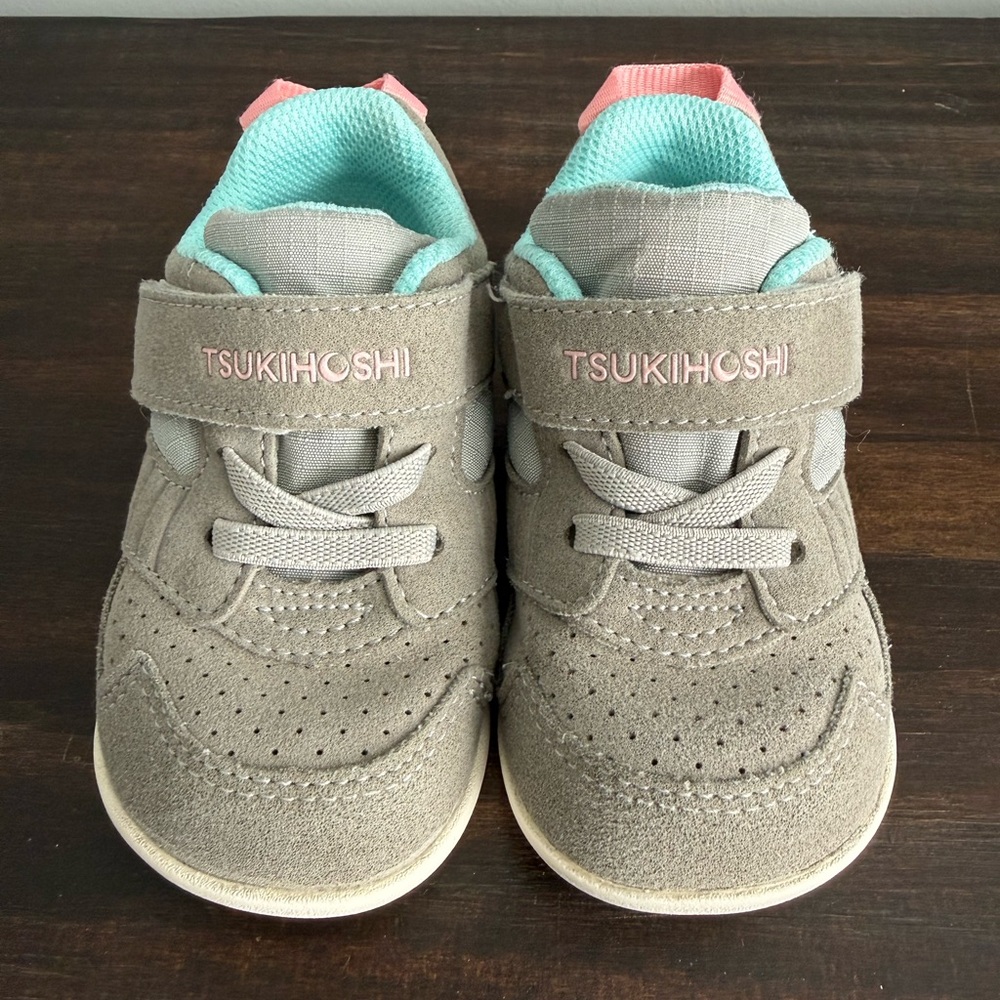 Tsukihoshi Racer gray/pink sz 5.5